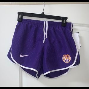 NWT Nike Purple LSU wind shorts